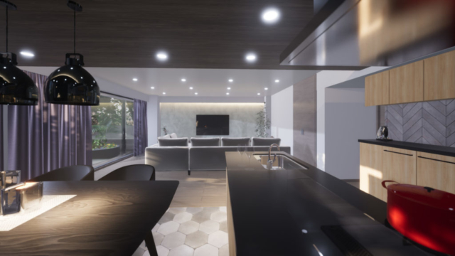 壁をなくしてオープンキッチンにリフォーム